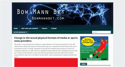 Desktop Screenshot of bowmannbet.com